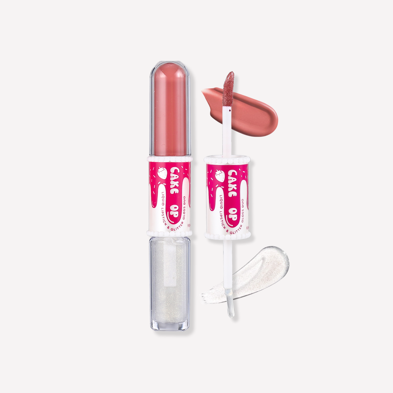 Cake Pop Liquid Lipstick & Glitter Gloss Topper DUO